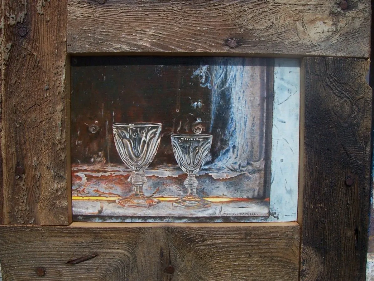 Les verres devant le four, artwork by Florence Chapelle