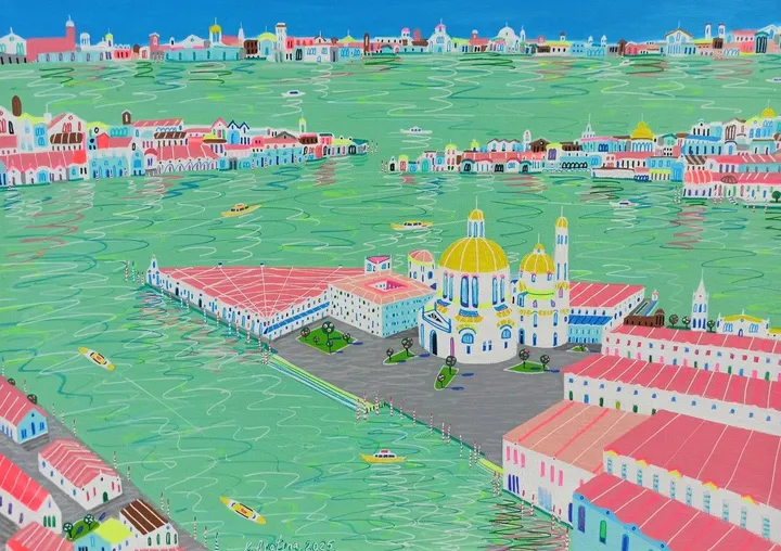 Entrance To The Grand Canal, artwork by Katrina Avotina