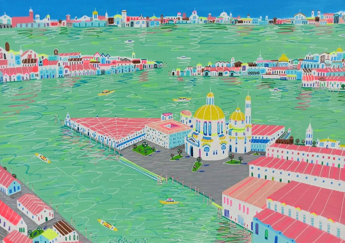 Entrance To The Grand Canal, artwork by Katrina Avotina