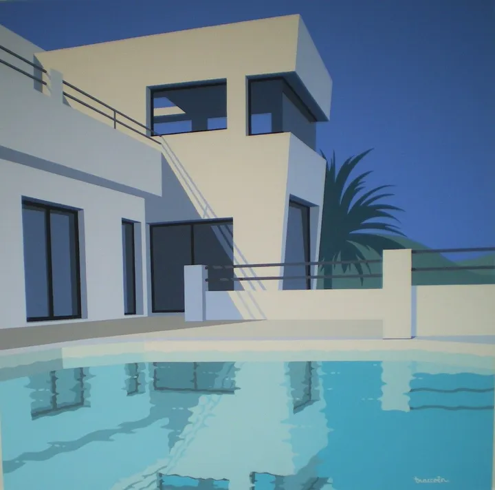 Salobrena House, artwork by Thierry Traccoën