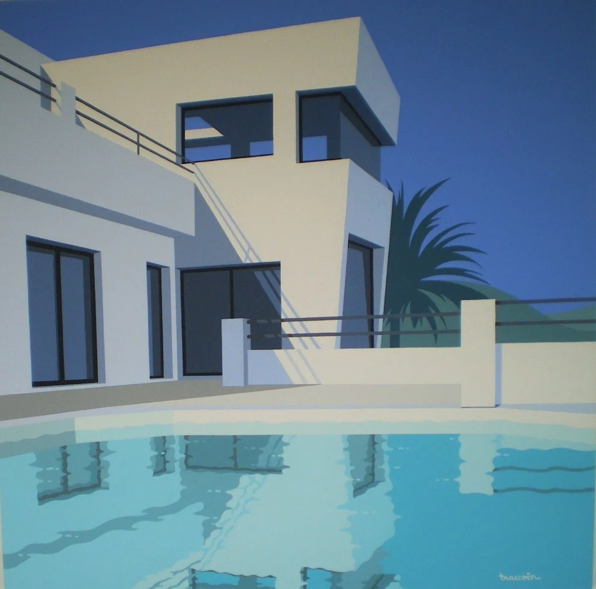Salobrena House, artwork by Thierry Traccoën
