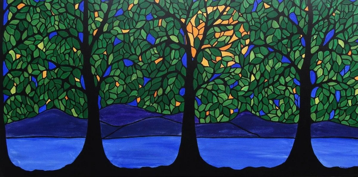 Jubilant Forest, artwork by Rachel Olynuk