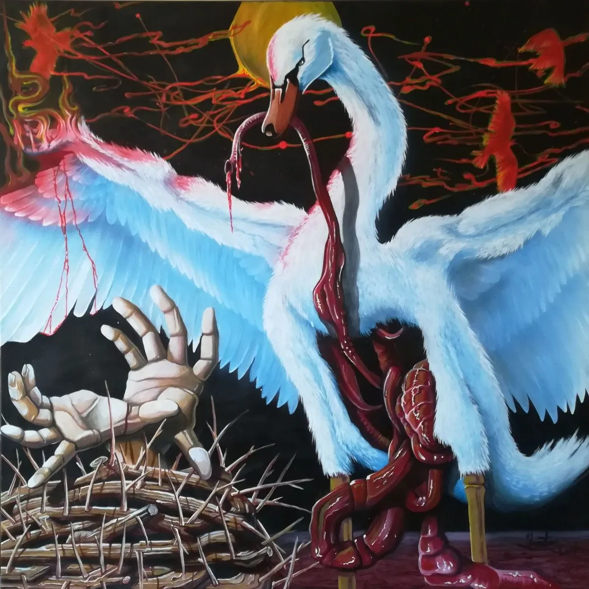 Holy Eucharist, artwork by Levente Veres