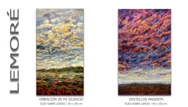 Vibracion de mi silencio/Destellos Magenta, artwork by Leonardo LEMORÉ