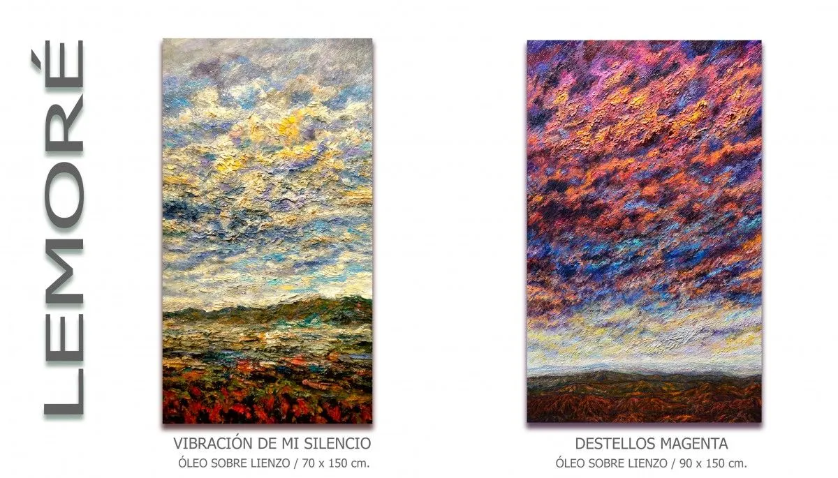 Vibracion de mi silencio/Destellos Magenta, artwork by Leonardo LEMORÉ