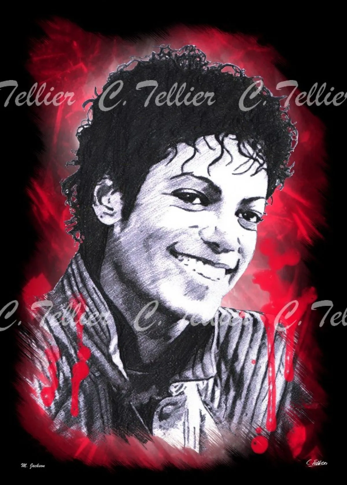 M.Jackson, œuvre de Tellier Christophe