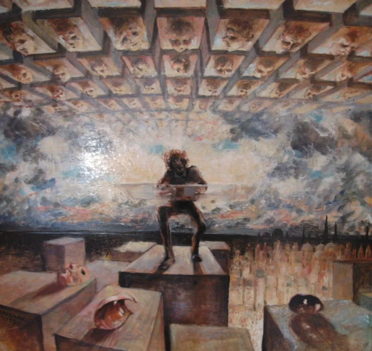 Le  dramaturge, œuvre de Claude HARDENNE