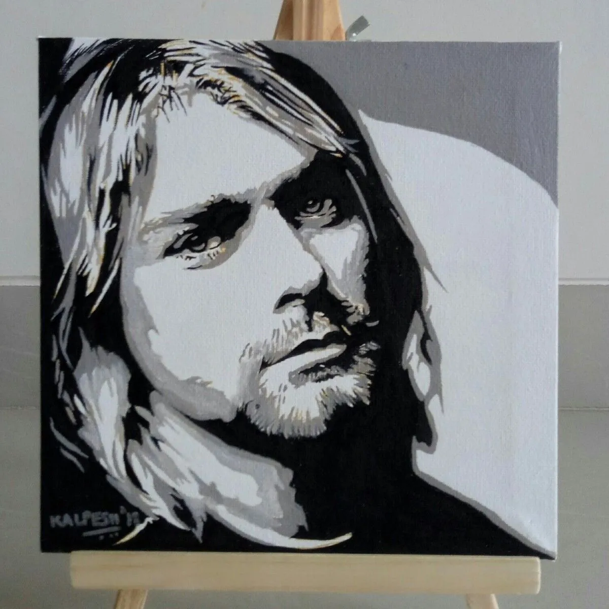 Kurt Cobain-Nirvana, œuvre de Kalpesh Thakar