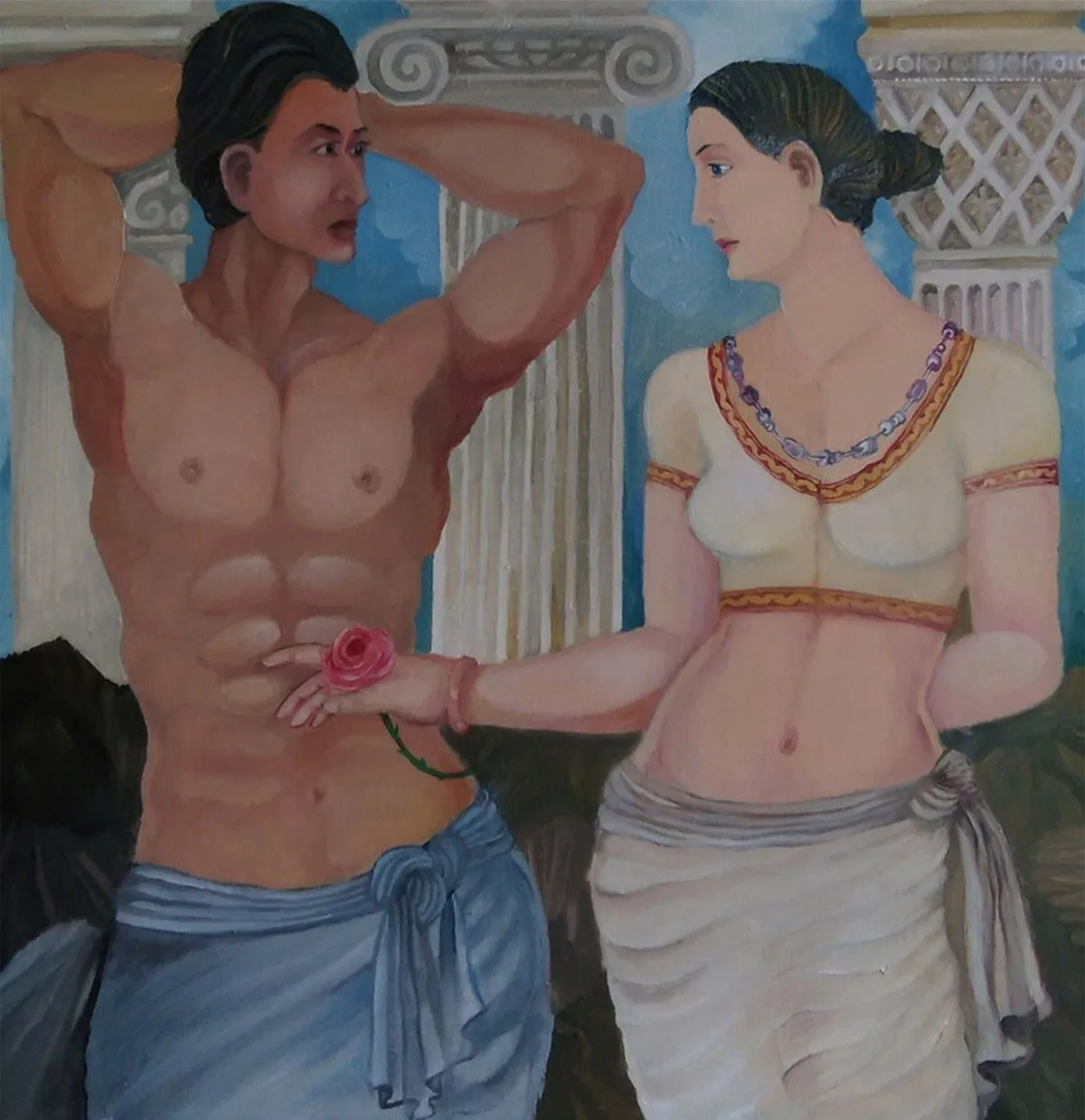 passion and fashion i, artwork by priyadarshana meddawatta