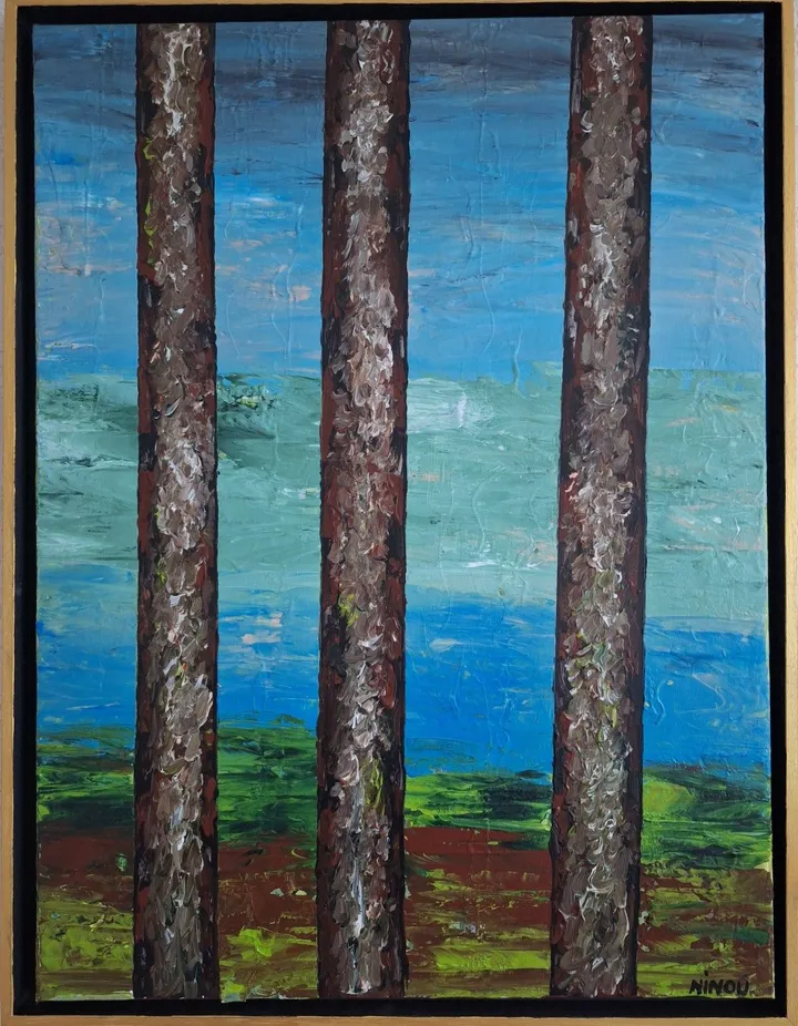 N°97 TROIS TRONCS, artwork by Jean-Michel FRAMERY