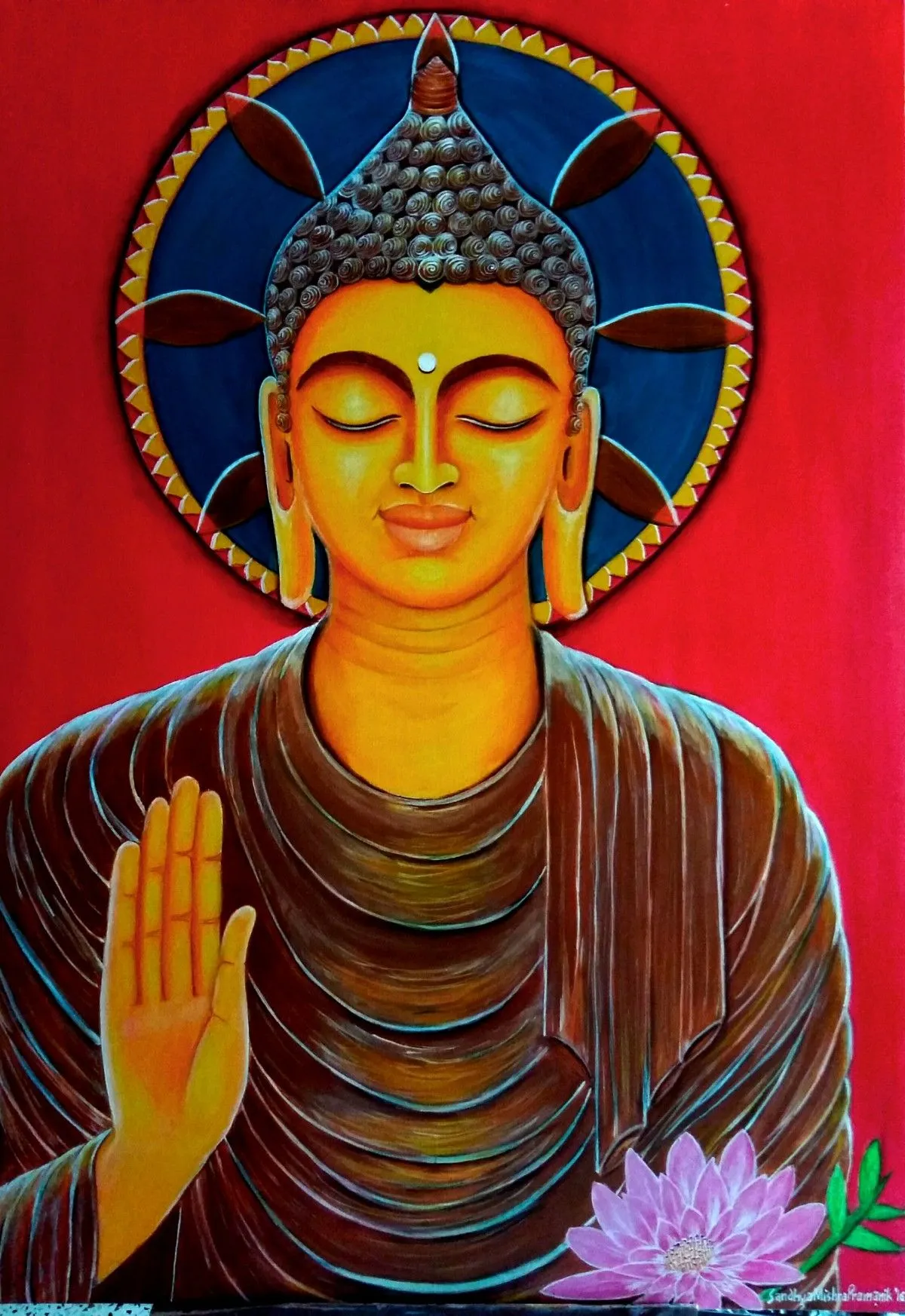 The way is within, œuvre de Sandhya MishraPramanik