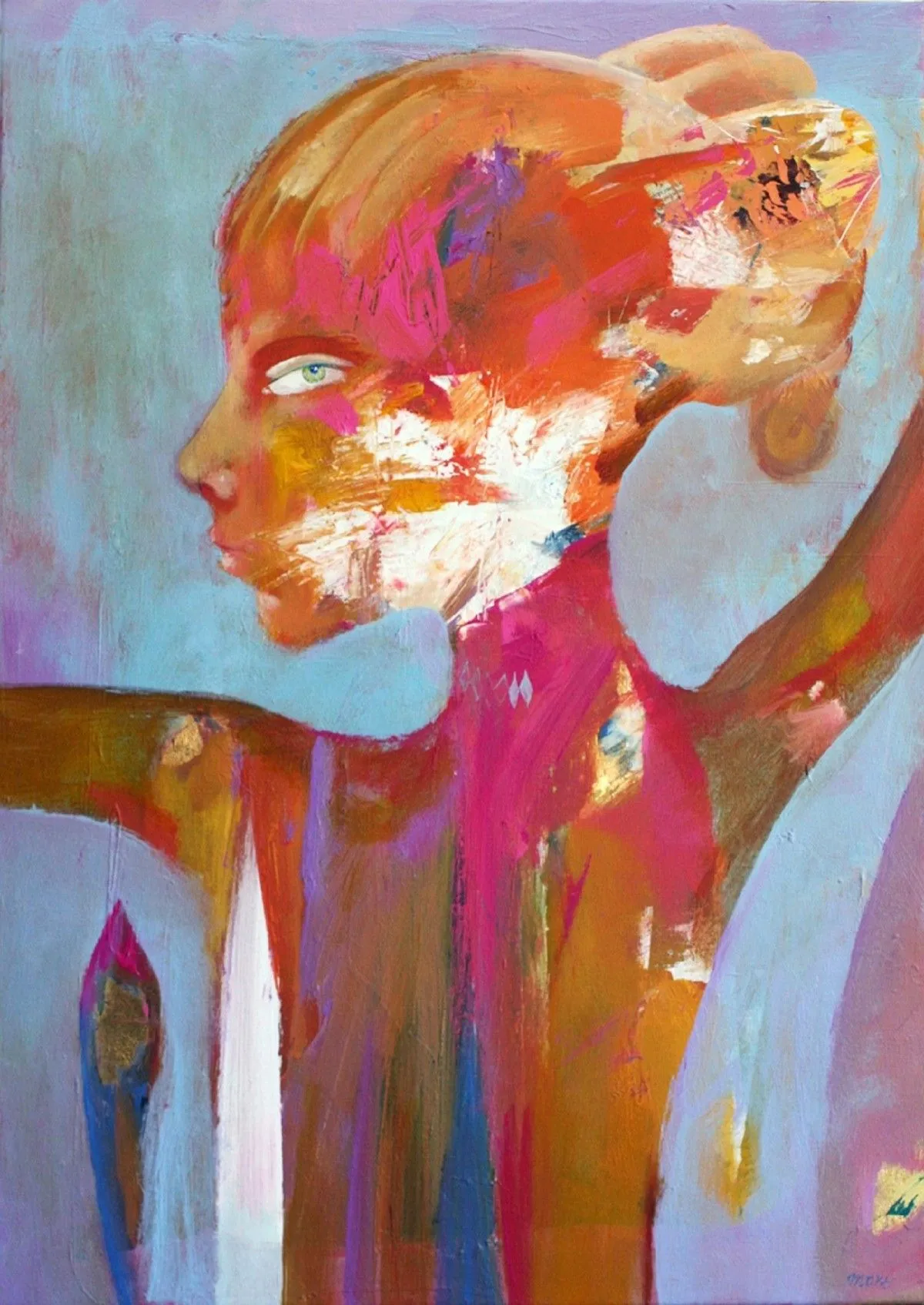 A girl of golden thread, œuvre de Veljko Martinovic
