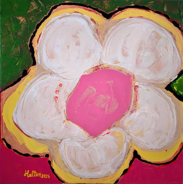 Trop grande pour cette toile, œuvre de Alain HALTER