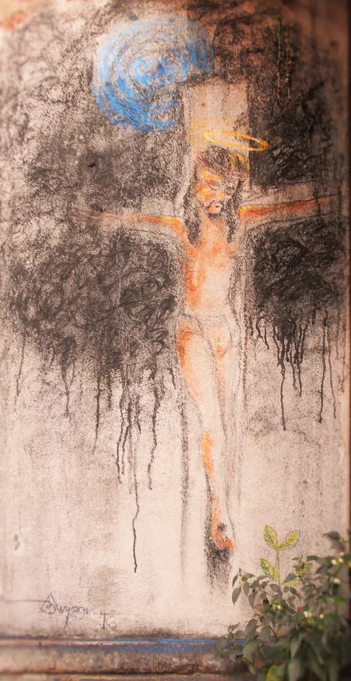 "crucifixion", œuvre de Arpan Sadhukhan