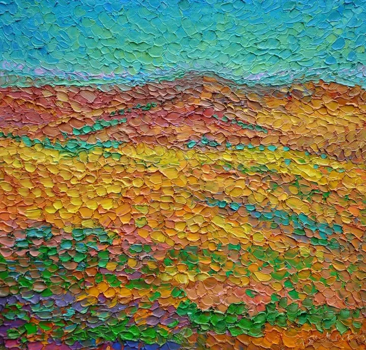 Warm gave. Steppe, œuvre de Olga Bezhina