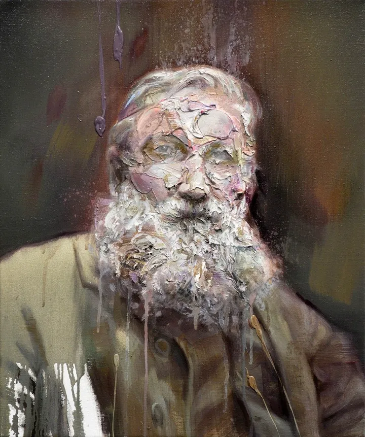 Auguste Rodin, artwork by Mathieu Laca
