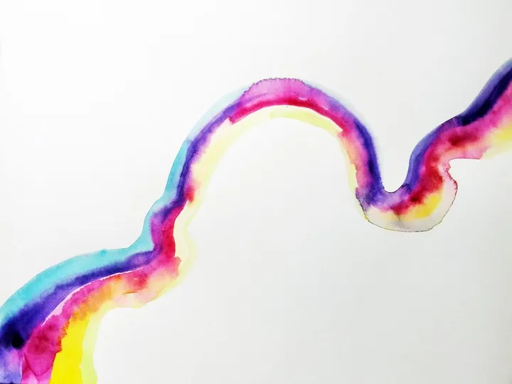 Endless Rainbow, artwork by marija colic