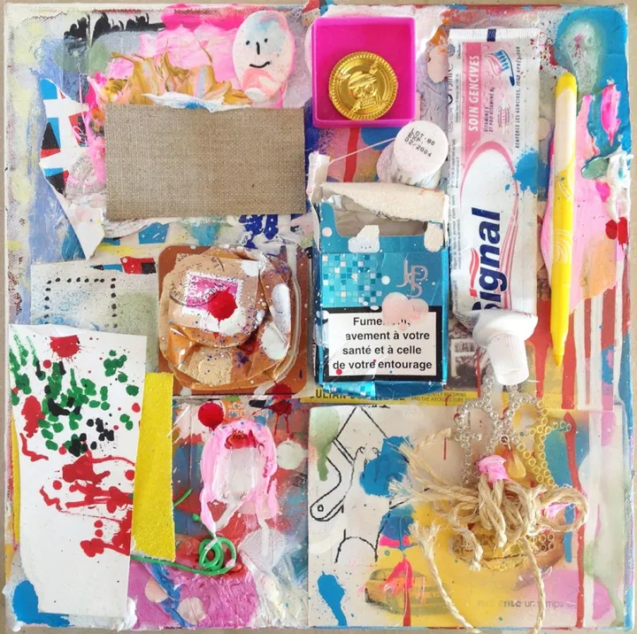 COLLAGE 2, œuvre de MICHEL RABANELLY