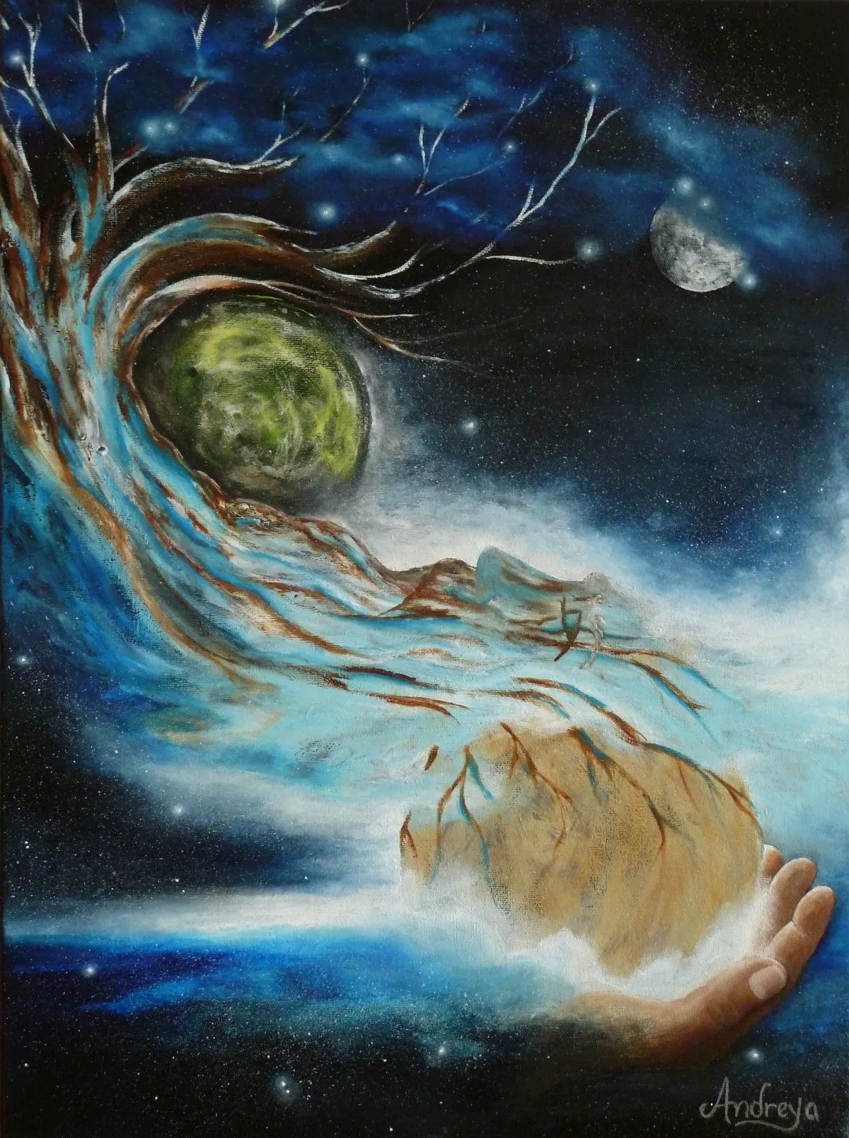 La Sagesse de l'Univers, artwork by Andréa Lussier-Gagné