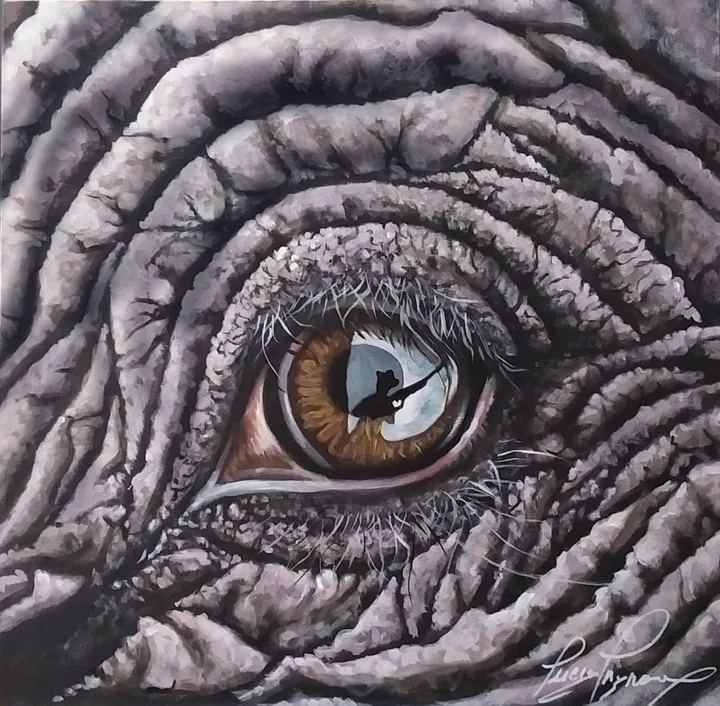 Ivory Hunter, œuvre de Lucie Theroux