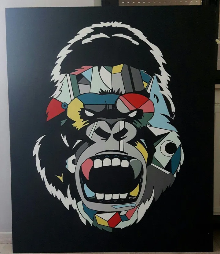 KONG, œuvre de Christian Addezi