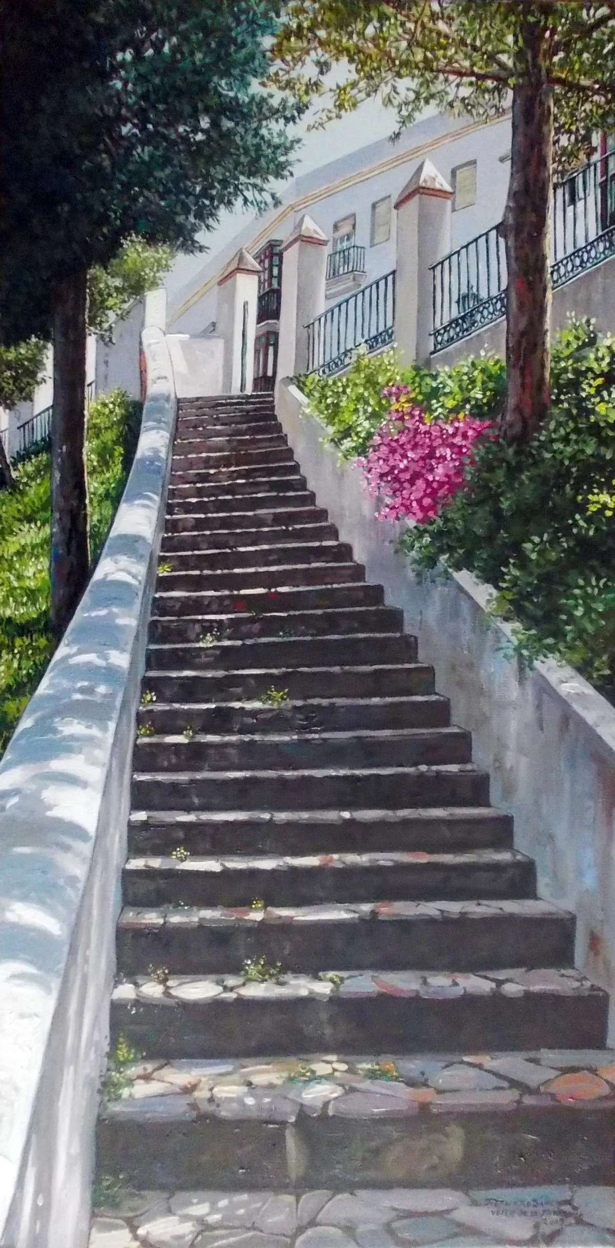 ESCALERAS DE VEJER, artwork by RETAMERO SANCHEZ