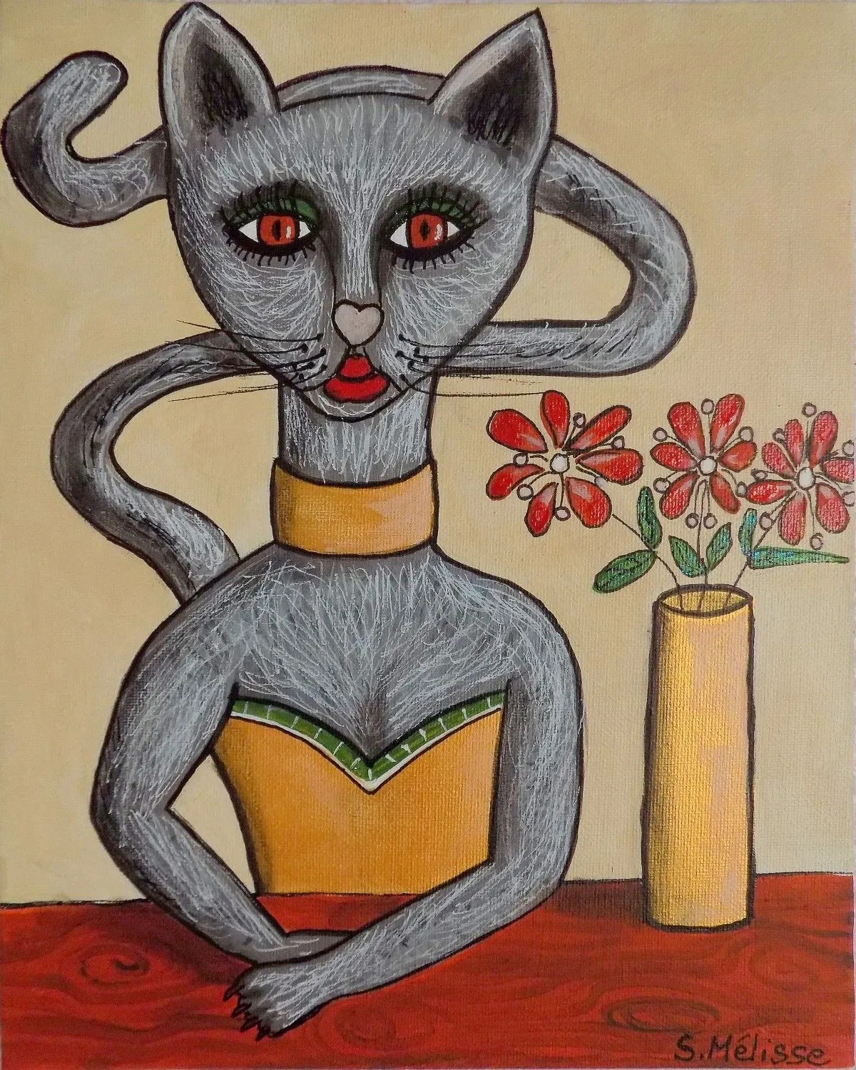 MISS TIGRIE, artwork by Sandrine Mélisse
