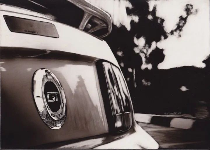 Mustang GT, œuvre de Maxime Thiffault