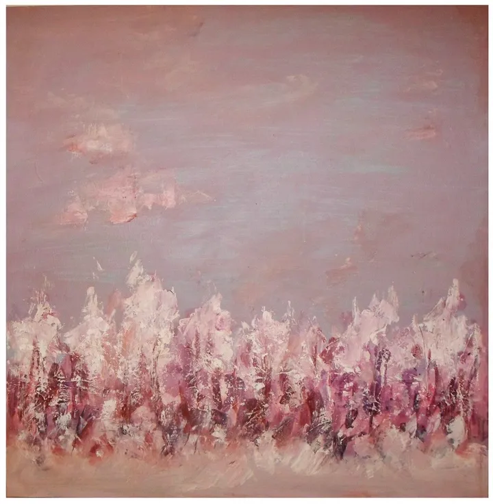 Winter sunset, artwork by Marcos Flowers