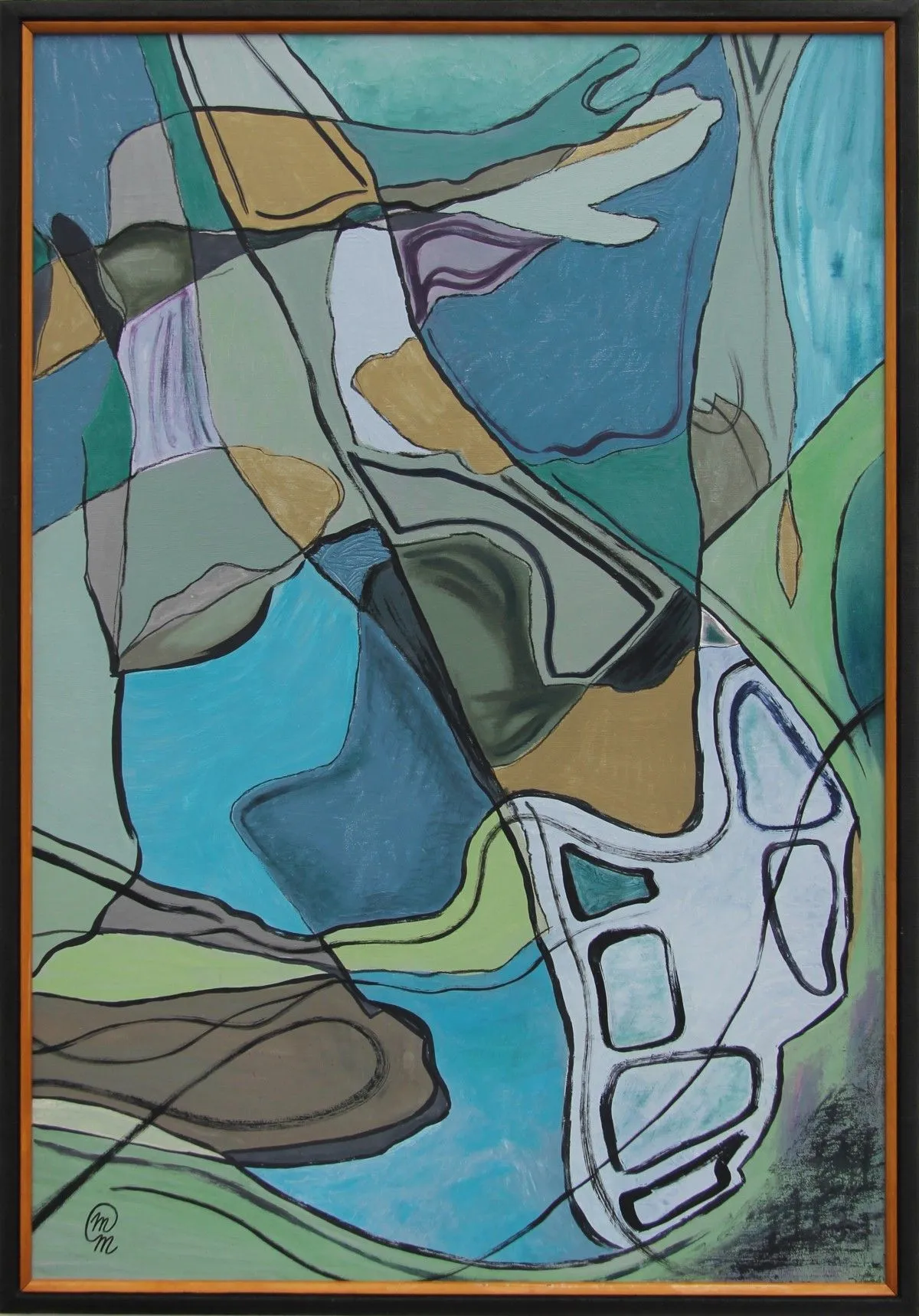 Lips & Car, artwork by Melanie Maquinay