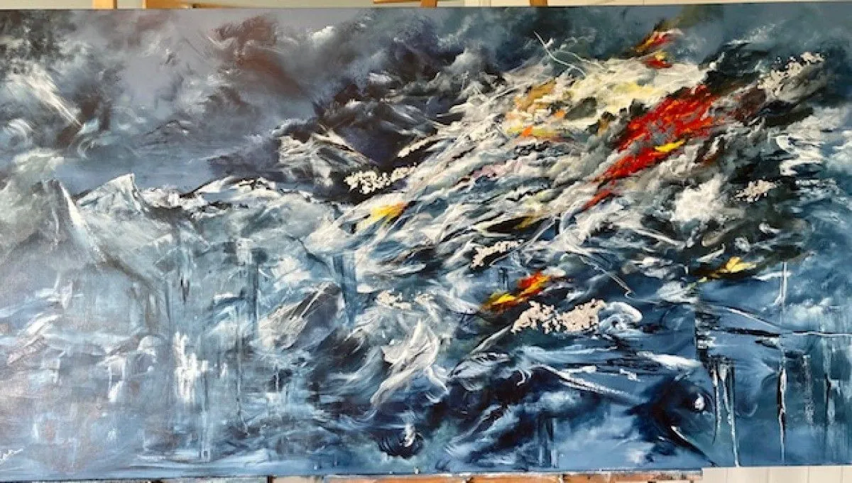 Dans une autre Galaxie, artwork by Danielle Quevillon