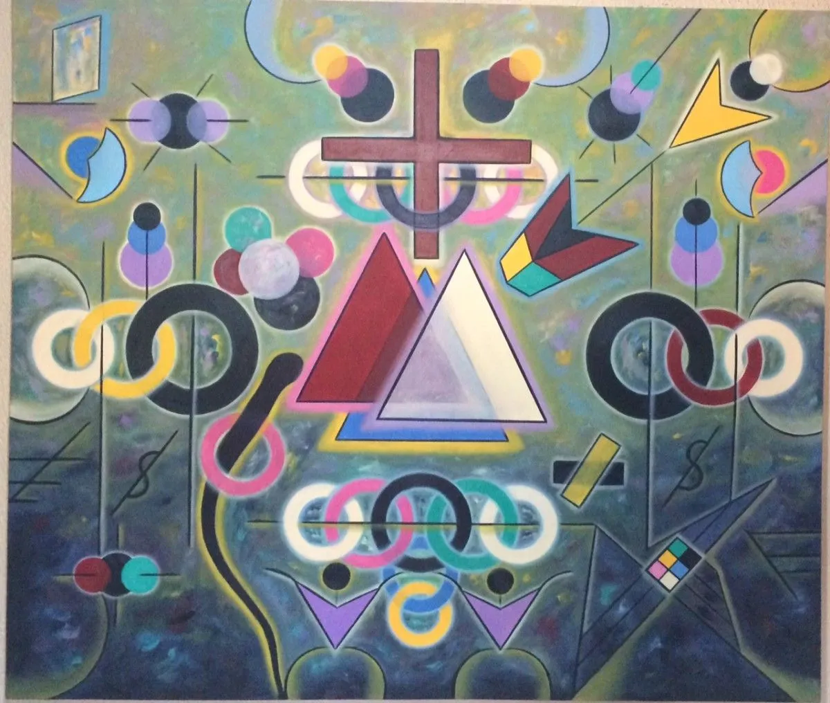 A Cruz e os Círculos, artwork by Erminio Souza