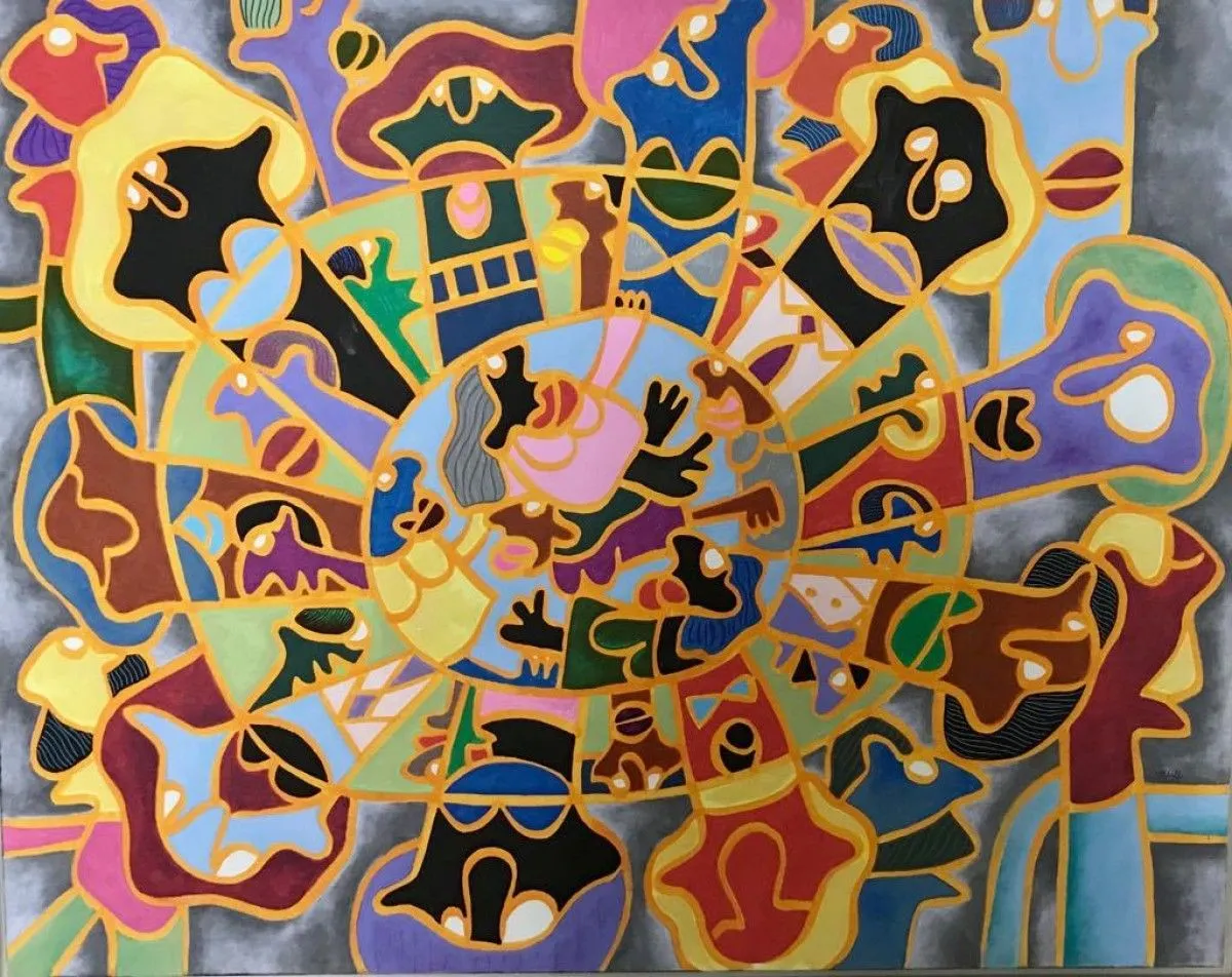 Jeu de l’oie, œuvre de Majed Zalila