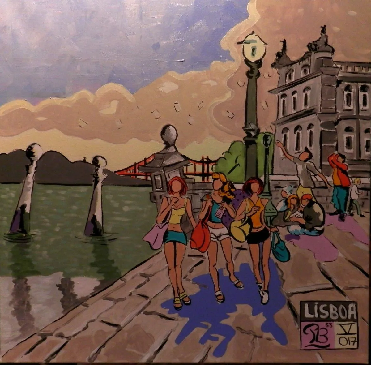 "Lisboa", artwork by Patrick Bergès
