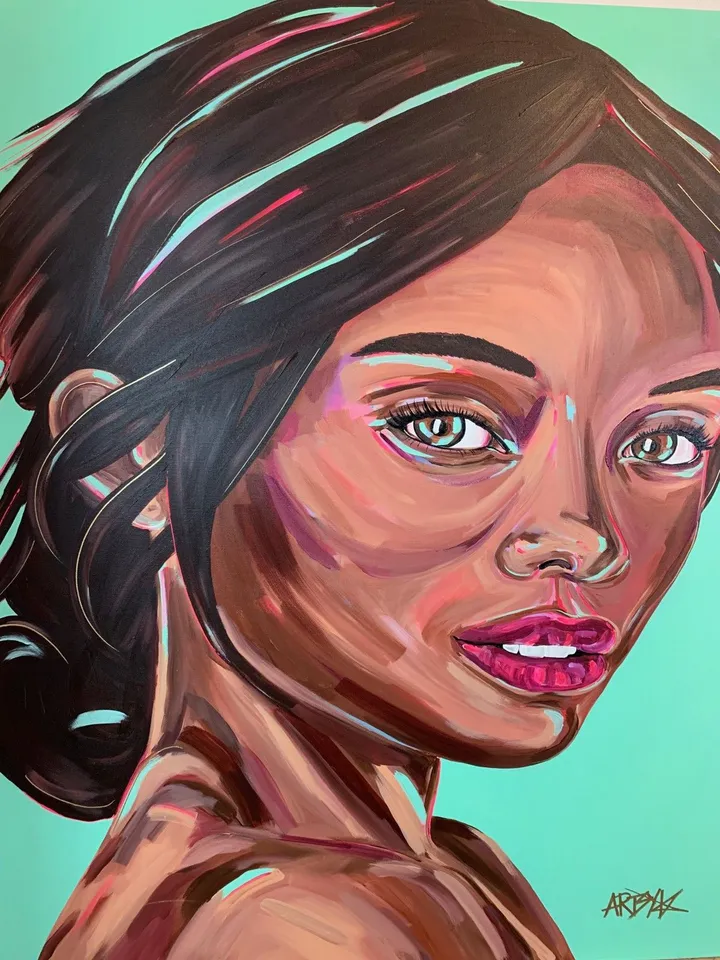 TURQUOISE, œuvre de Stéfanie Kearns