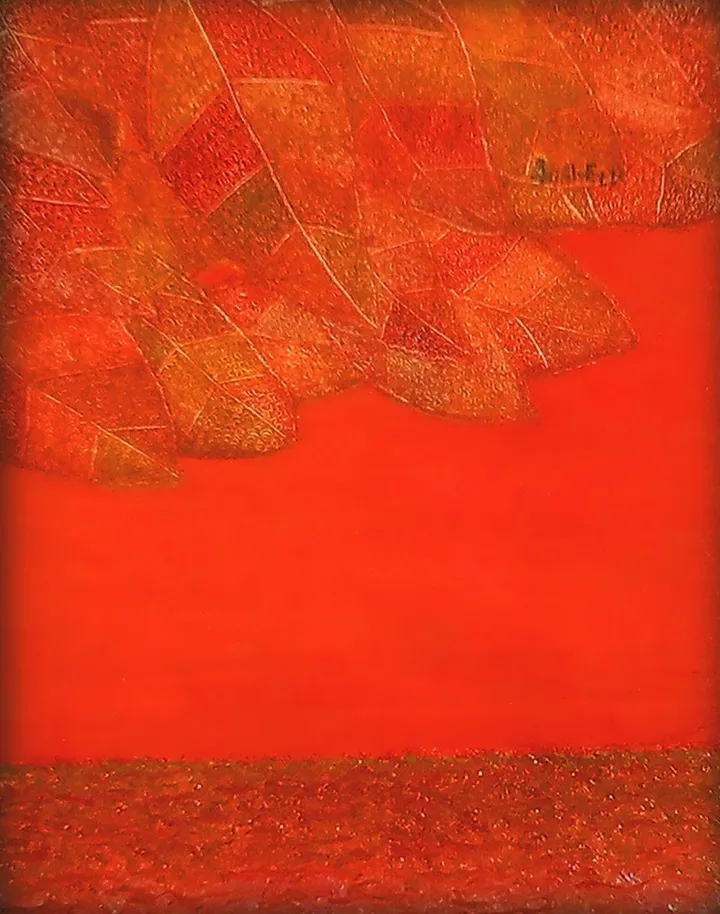 Fourth Dimension ( Autumn ), artwork by Ali AlEzzi