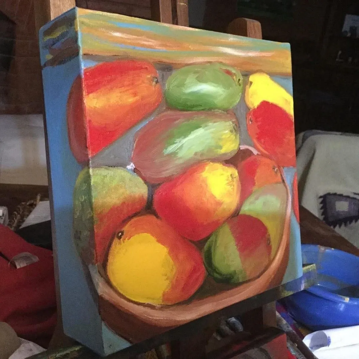 Nani's mangos, œuvre de Ligia Moya