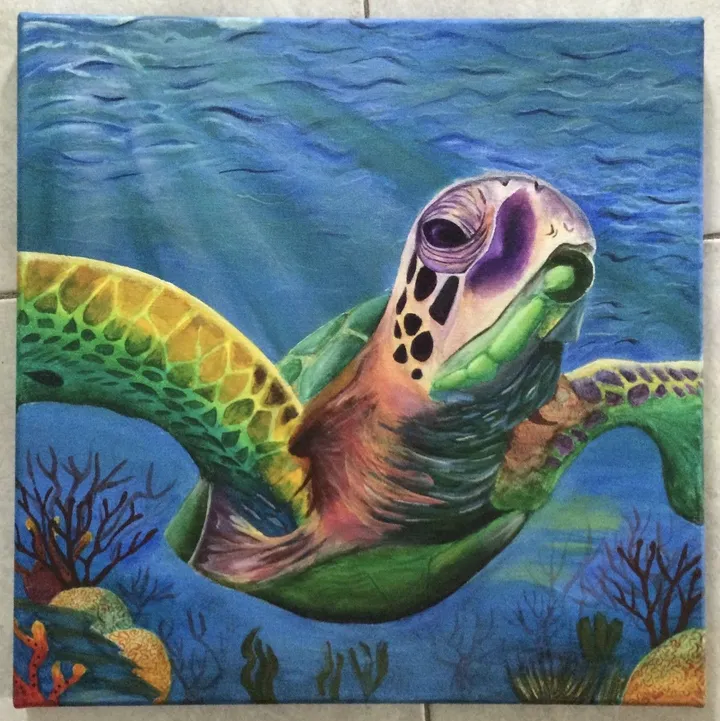 Turtle, artwork by Terry Goodman