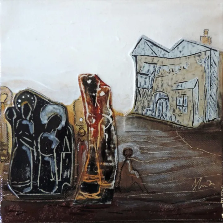Medieval story, artwork by Ana-Maria Gruia