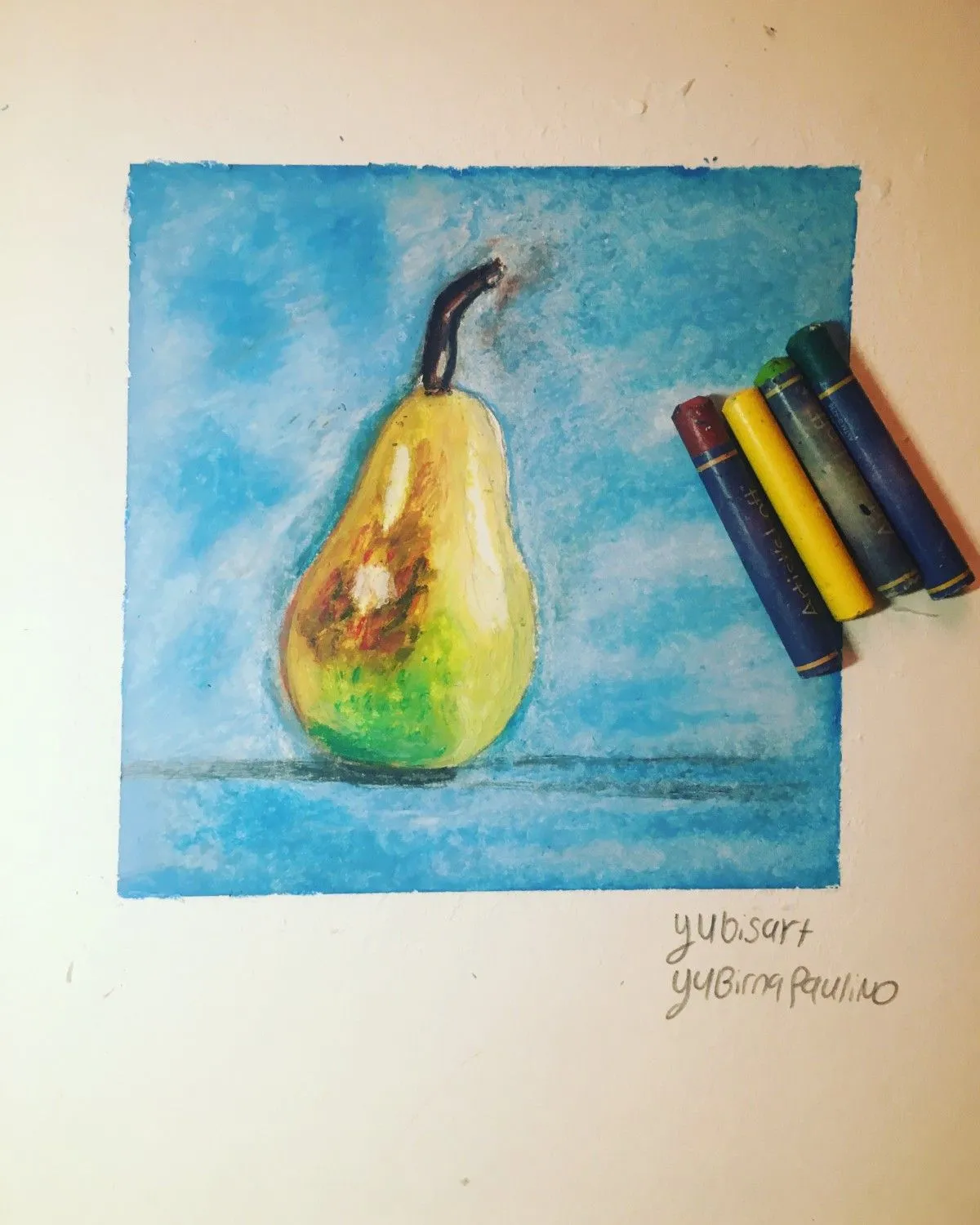pear artwork, œuvre de yubirna paulino