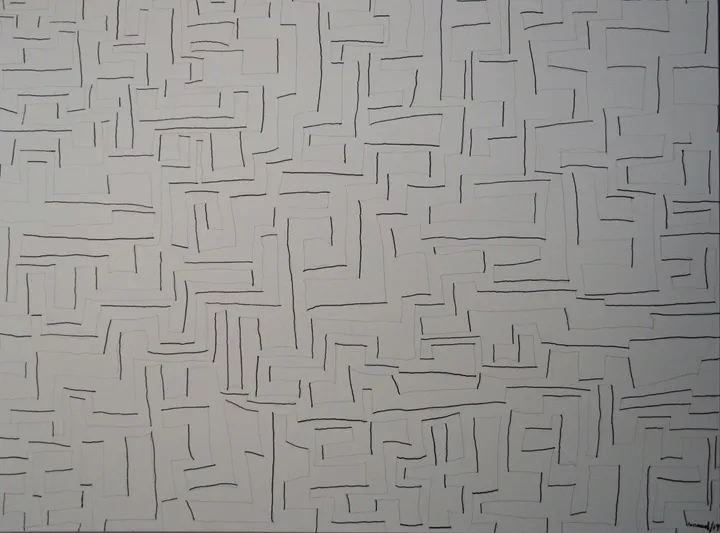 Composition 19-4, artwork by Marcel Renaud