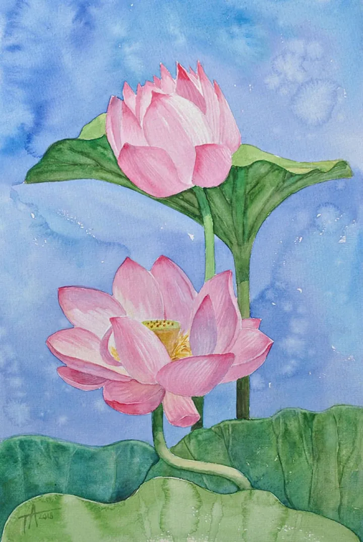 Flower lotus, œuvre de Anatolii TOMOIANU