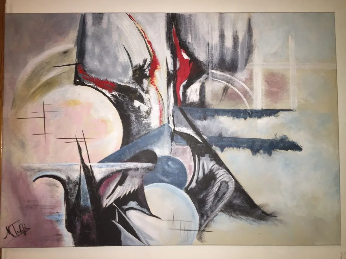 INTERMEDIATE  REFLECTION, œuvre de MARY TRIVIZA
