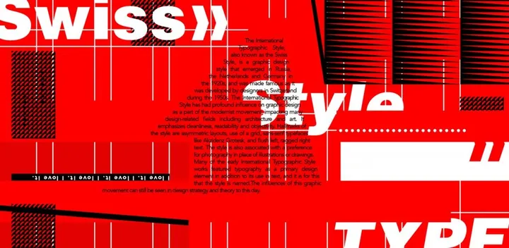 Swiss Style Type, artwork by Tariqul Islam