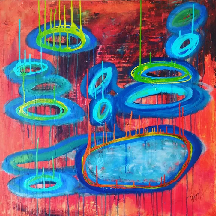 “Sans Titre II, Septembre 2017”, œuvre de Teeyah Nerette