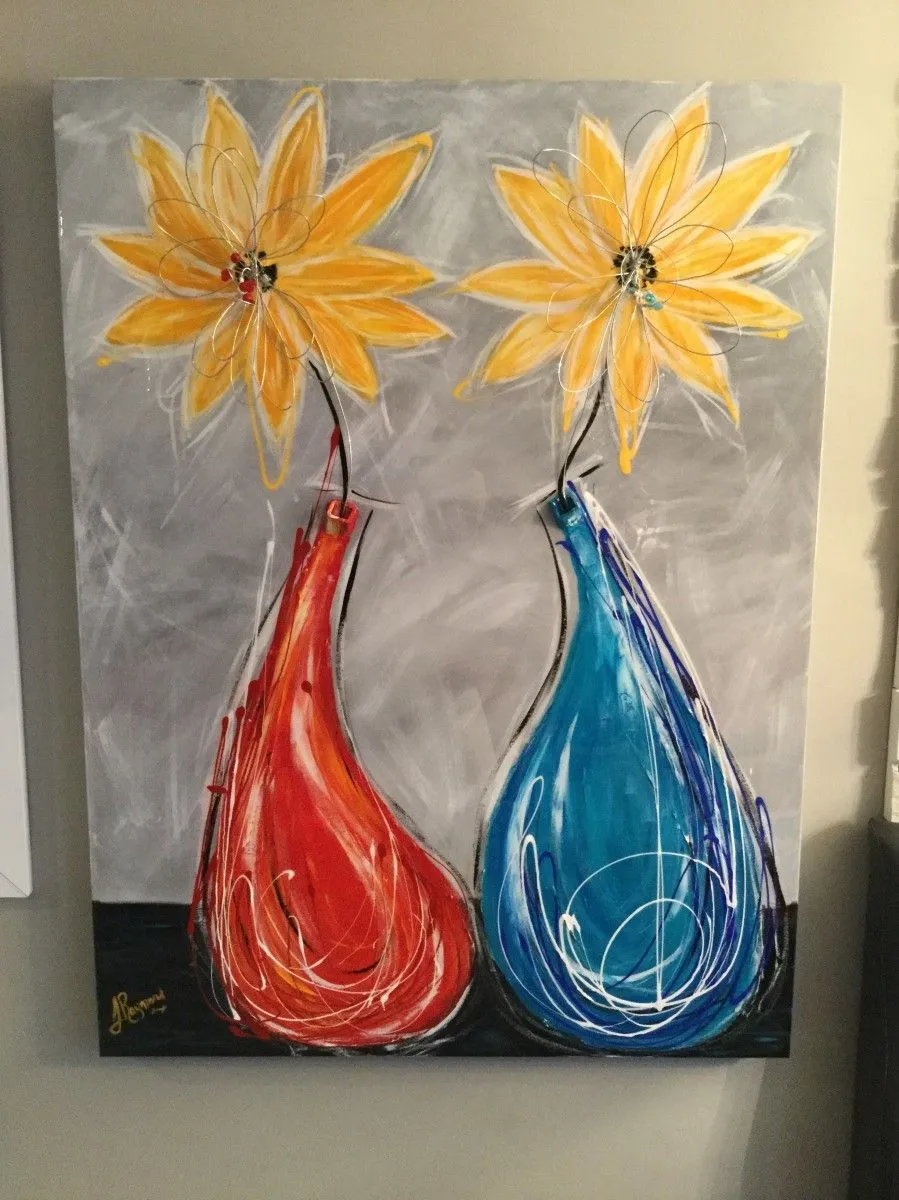 Le duo lumineux !!, artwork by Joannie Raymond