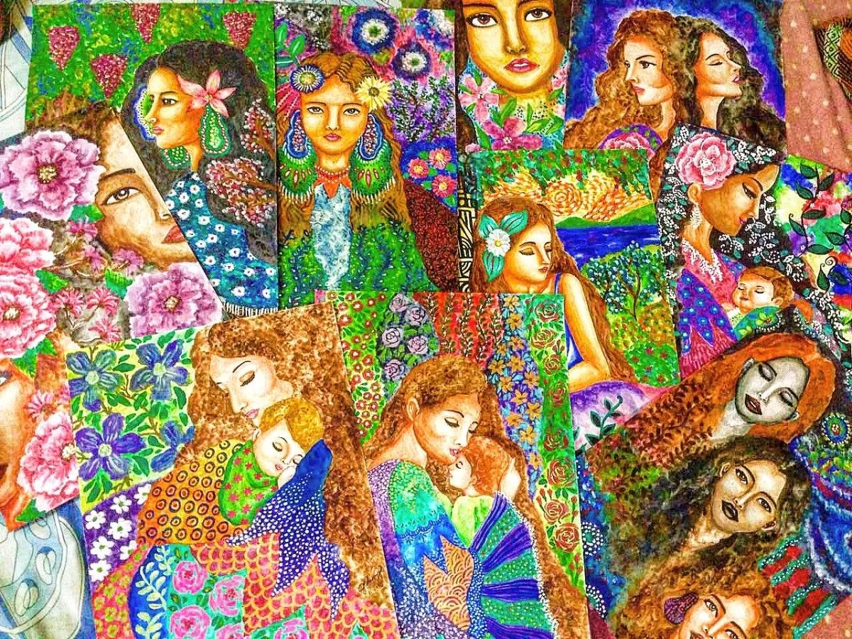 watercolor collection, artwork by Jimmy Erinje