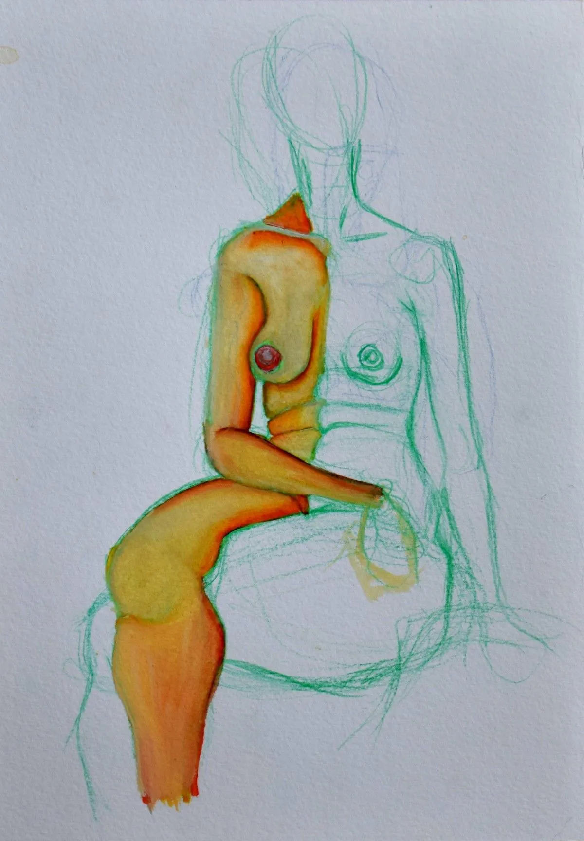 Half alive, artwork by Olimpia Mazzei
