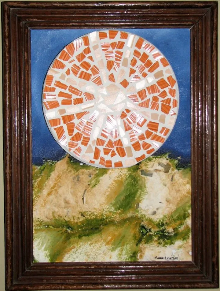 Soleil levant, œuvre de Anne-Line Schoovaerts