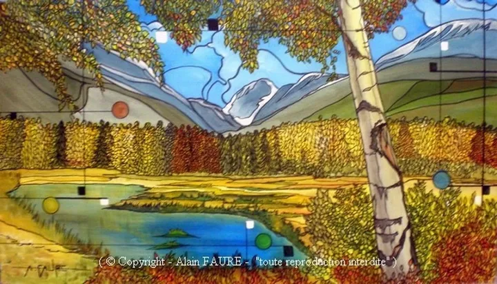 REQUIEM POUR UN ECHO, artwork by Alain FAURE